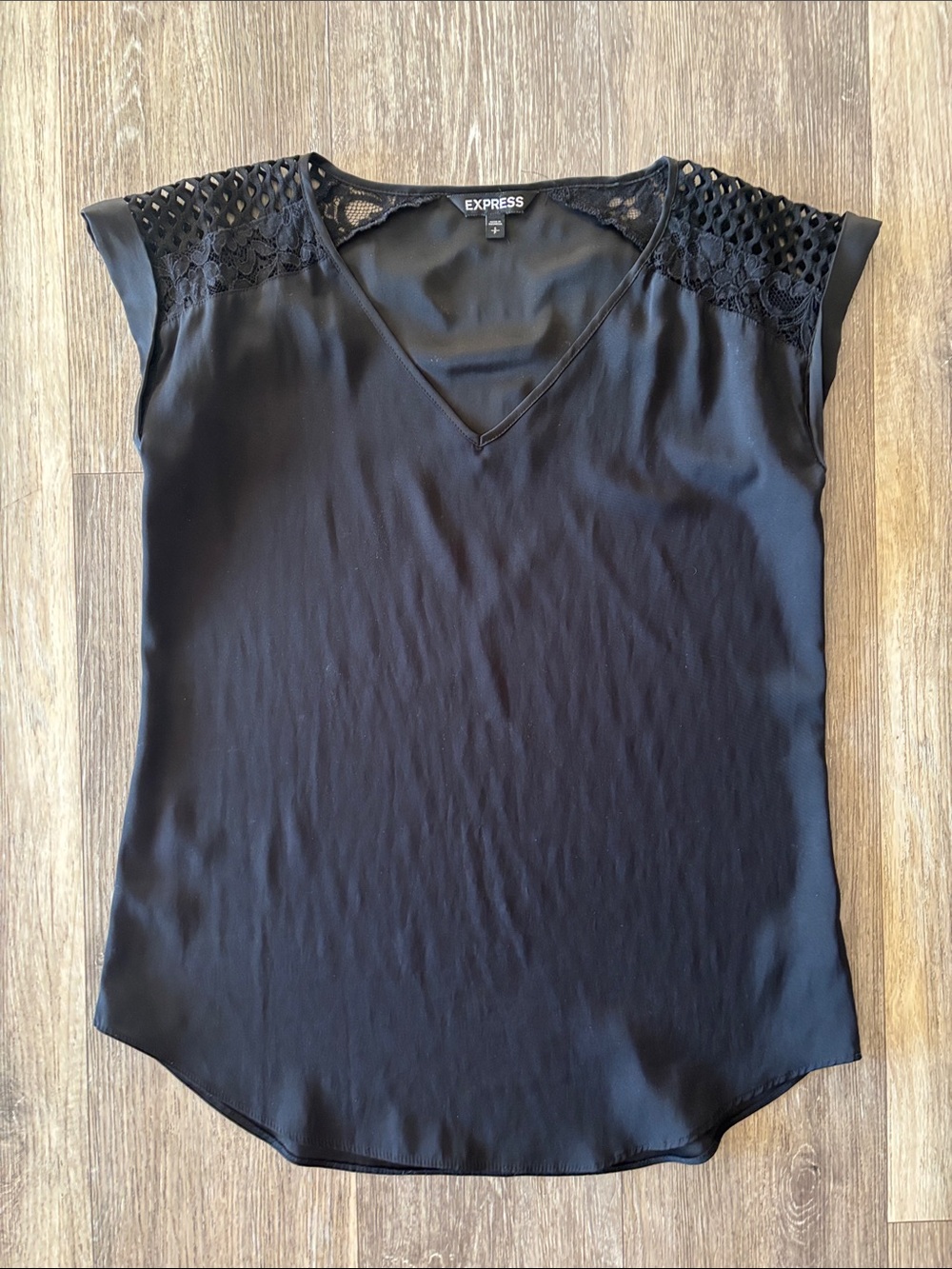 Express | Black v- neck Top Blouse Small